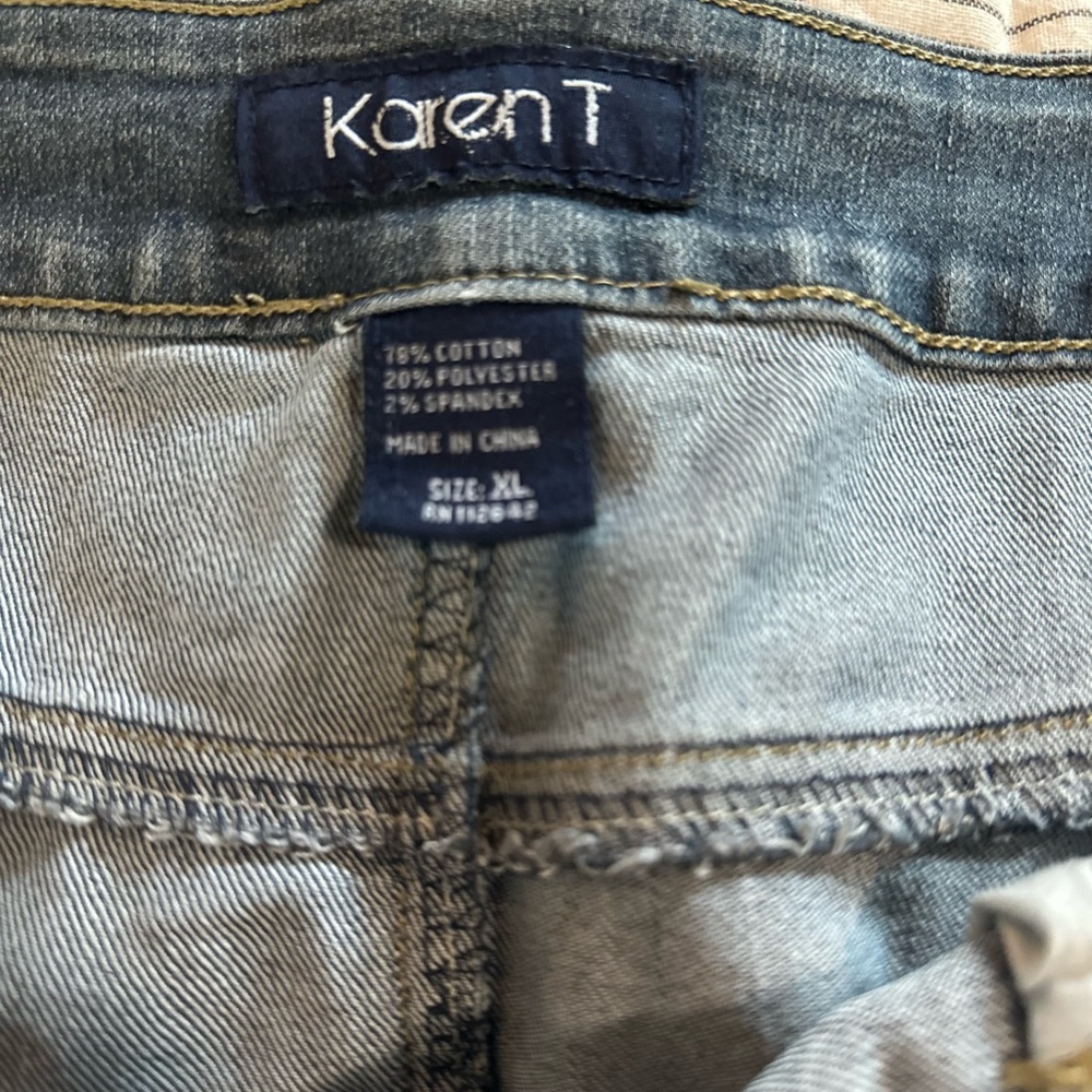 Karen T Denim Skirt